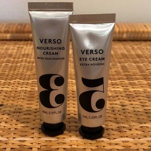 Verso Nourishing Cream & Eye Cream Travel Set NEW Space NK